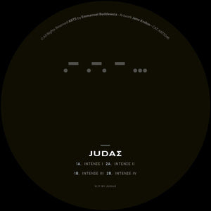 JUDAΣ - ARTS - INTENΣE - ARTS046 - 12" Vinyl - Techno - Italian Import
