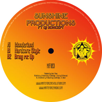 Sunshine Productions Featuring DJ Koncept - Wonderland EP - Kniteforce - 12