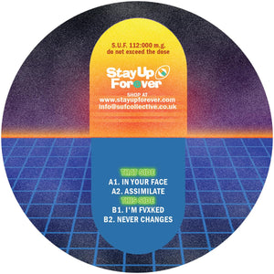 Stay Up Forever - Acerbic - In Your Face E.P. - 12" vINYL -  SUF112