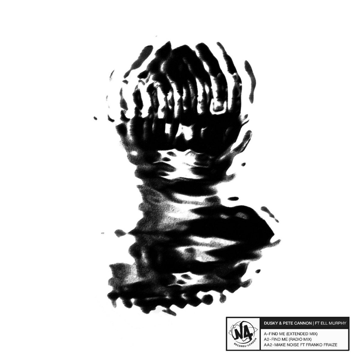 Dusky & Pete Cannon ft Ell Murphy & Franko Fraize - Find Me Out - N4 Records - N4030 - Old Skool - 12” Black Vinyl