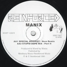 Load image into Gallery viewer, Manix : Manic Minds (4 Track Remix) (12")