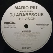 Load image into Gallery viewer, Mario Piu'* Presents DJ Arabesque : The Vision (12")