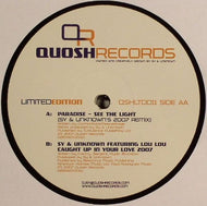 Paradise (3) / Sy & Unknown Featuring Lou Lou (2) : See The Light (Sy & Unknown's 2007 Remix) / Caught Up In Your Love 2007 (12