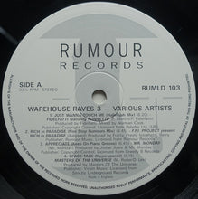 Load image into Gallery viewer, Various : Warehouse Raves 3 (2xLP, Comp)
