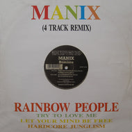 Manix : Rainbow People (4 Track Remix) (12