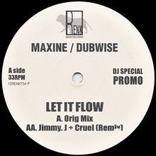Load image into Gallery viewer, Maxine Francis / Dubwise (2) : Let It Flow (12", Promo)