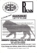 Load image into Gallery viewer, Maxine Francis / Dubwise (2) : Let It Flow (12", Promo)
