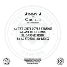 Load image into Gallery viewer, Jimmy J &amp; Cru-L-T : Six Days (Remixes) (12")