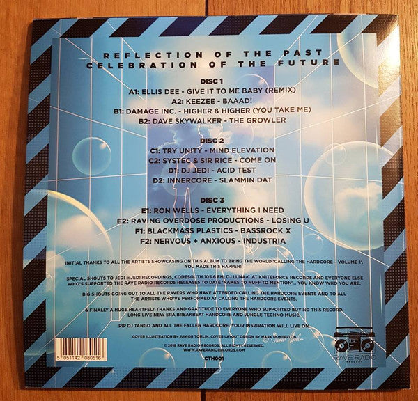 Various - Calling The Hardcore - Volume 1 - Rave Radio Records - CTH001 - 3x12" - Vinyl -  Very Good Plus (VG+)