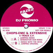 Load image into Gallery viewer, Chops EMC &amp;  Extensive : 4 Track E.P. (12", EP, Promo)