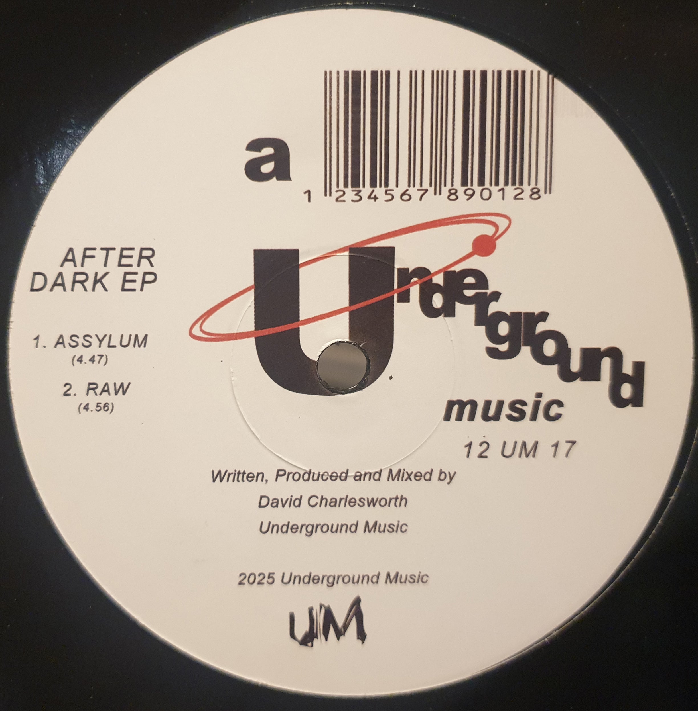 After Dark - After Dark EP - Underground Music Records - 12UM17 - Hardcore - 12" Black Vinyl