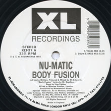 Load image into Gallery viewer, Nu-Matic : Body Fusion (12")