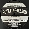 Rotating Heads - What Have You Done? / Dark Secrets - Wide Eyed Records - PUPIL 1001 - 12" - Vinyl -  Very Good Plus (VG+)