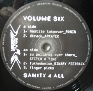 Various : Volume Six - Sanity 4 All (12")
