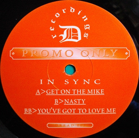 In-Sync - Get On The Mike - Dread Recordings - DREAD 005 - 12" - Vinyl -  Very Good (VG)