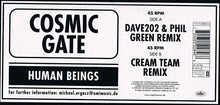 Load image into Gallery viewer, Cosmic Gate : Human Beings (Remixes) (12")