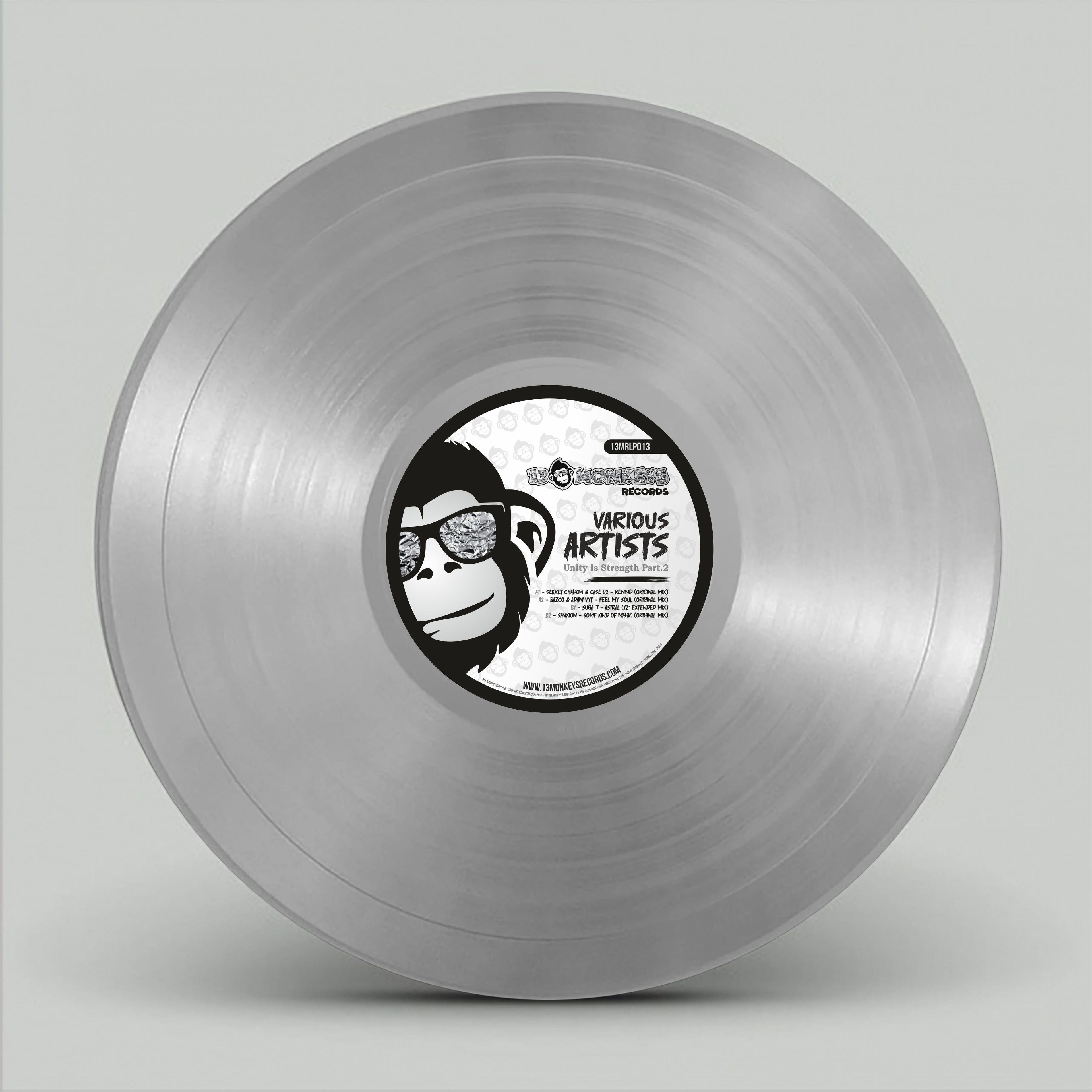 Sekret Chadow / Case 82 – UNITY IS STRENGHTH VOL.2 - 4 track 12" Silver Vinyl - 13MRLP013