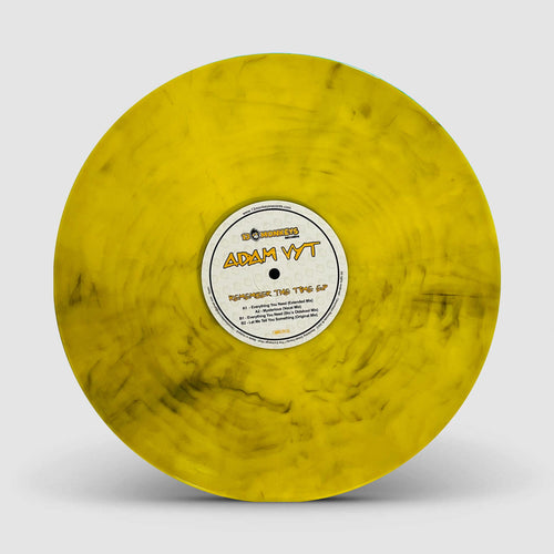 13 Monkeys Records -  ADAM VYT – REMEMBER THE TIME E.P. - 4 track 12″ Vinyl Transparent Yellow & Black Marbled Vinyl – LTD – 100 Units- 13MRLP010 repress