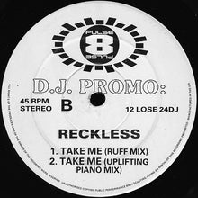 Load image into Gallery viewer, DJ Reckless : Time To Make The Floor Burn (12",Promo,45 RPM)