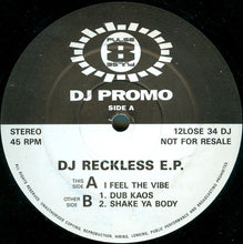 Load image into Gallery viewer, DJ Reckless : I Feel The Vibe (12", Promo)