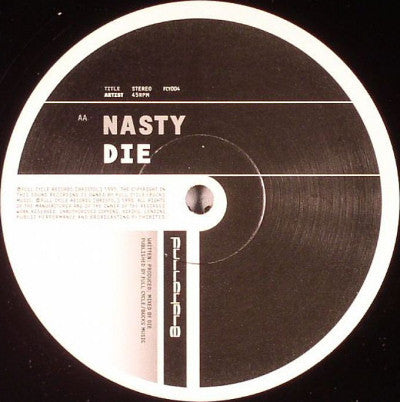 DJ Die & Bill Riley / DJ Die - DNA / Nasty - Full Cycle Records - FCY004 - 12" - Vinyl -  Very Good (VG)