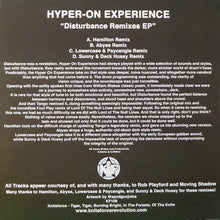 Load image into Gallery viewer, Hyper On Experience : Disturbance Remixes EP (10",45 RPM,EP,Limited Edition)