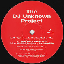 Load image into Gallery viewer, The Unknown Project : Critical Heights / Mary Had A Little Dread (12")