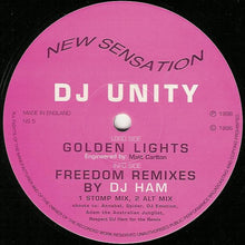 Load image into Gallery viewer, DJ Unity : Golden Lights / Freedom (12")