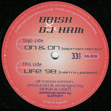 Load image into Gallery viewer, Brisk &amp; Ham : On &amp; On / Life (Remixes) (12")
