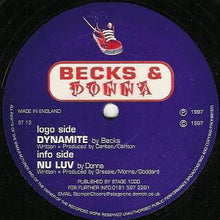 Load image into Gallery viewer, Becks &amp; Donna Grassie : Dynamite / Nu Luv (12")