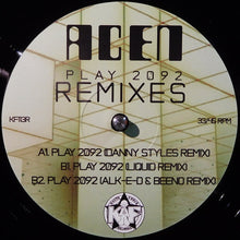Load image into Gallery viewer, Acen : Play 2092 Remixes (12", EP, Ltd)