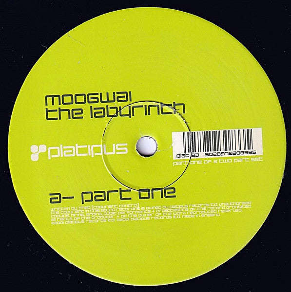 Moogwai - The Labyrinth - Platipus - plat 83 - 12" - Vinyl -  Very Good (VG)