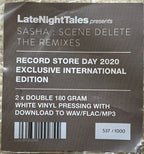 Sasha : Scene Delete: The Remixes (2xLP, Album, RSD, Ltd, Num, RE, Whi)