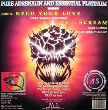 Load image into Gallery viewer, Antisocial : Need Your Love / Scream (12")