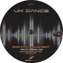 Load image into Gallery viewer, Exhalt &amp; DTF Featuring Lisa Abbott : Take Off (12",45 RPM)