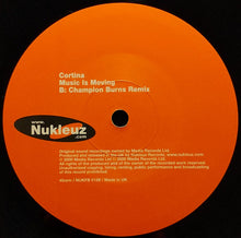Load image into Gallery viewer, Cortina : Music Is Moving (Remixes - Part 2) (12")