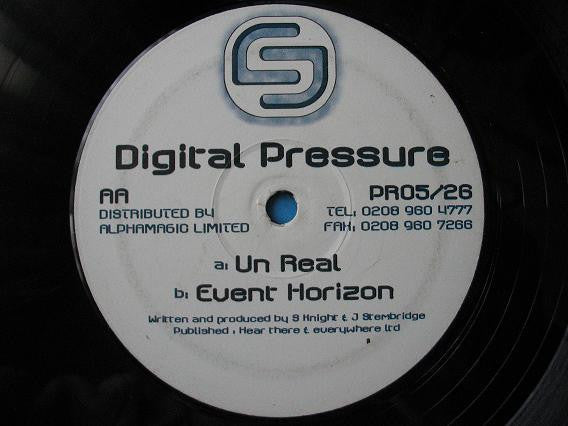 Digital Pressure : Un Real / Event Horizon (12")