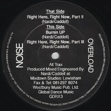 Load image into Gallery viewer, Noise Overload : Right Here, Right Now, Part II (12",33 ⅓ RPM)