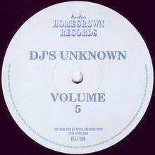 Load image into Gallery viewer, DJ's Unknown : Volume 5 (12",45 RPM)