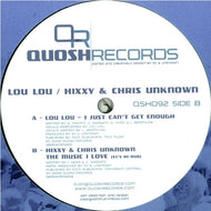 Lou Lou (2) / Hixxy & Chris Unknown : I Just Can't Get Enough / The Music I Love (Sy's Re-Rub) (12