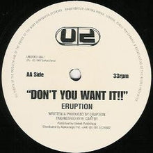 Load image into Gallery viewer, Demo* &amp; D.N.A* vs. Eruption : Wildstyle / Don't You Want It!! (12")