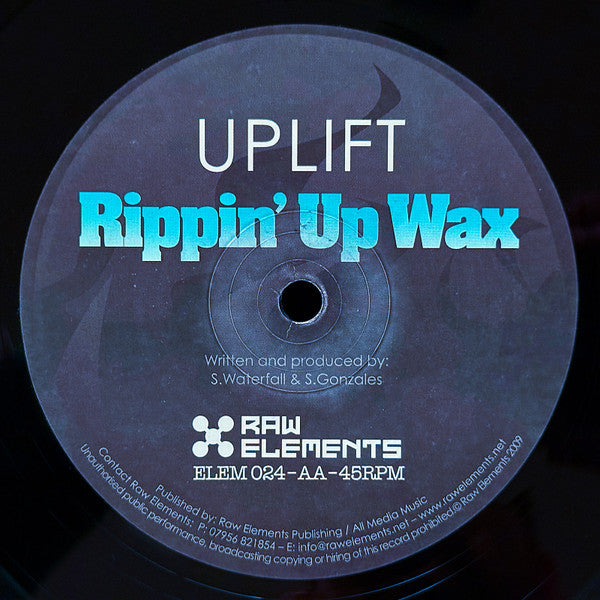 DJ Uplift & Cat Knight / DJ Uplift : Deep Inside / Rippin Up Wax (12")
