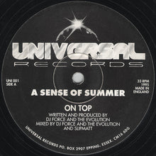 Load image into Gallery viewer, A Sense Of Summer : On Top / Easin On (12")