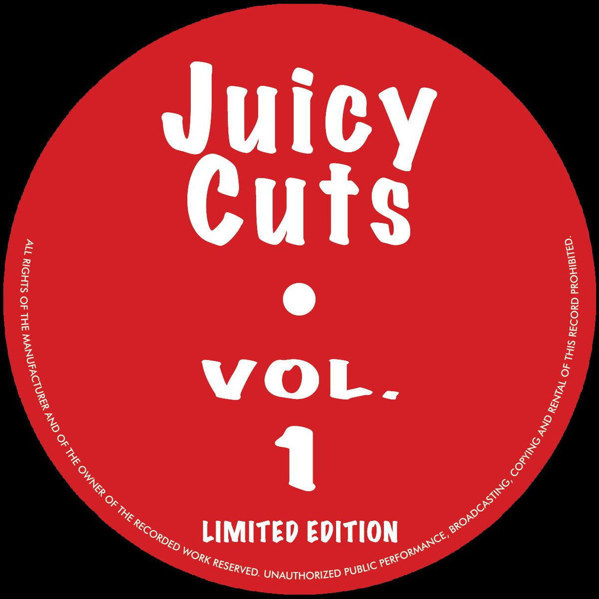 Juicy Cuts - Volume 1 -  12" Vinyl - CUT01