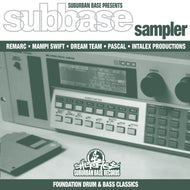Remarc, Mampi Swift, Dream Team (Bizzy B & Pugwash) - Subbase Sampler (2025 Vinyl Edition) - Suburban Base Records - SUBBASELPV4 - 2 x 12