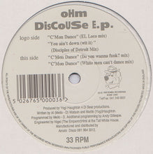 Load image into Gallery viewer, Ohm : Discouse E.P. (12",EP,33 ⅓ RPM)