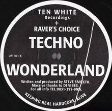 Load image into Gallery viewer, Steve Smeeth &amp; Ravers Choice : Techno Wonderland (12", Unofficial)