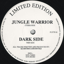 Load image into Gallery viewer, DJ Distroi &amp; Boykz : Jungle Warrior / Dark Side (12",45 RPM,Limited Edition)