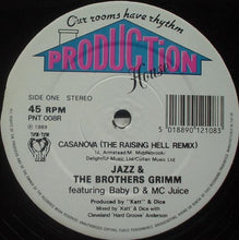 Load image into Gallery viewer, Jazz &amp; The Brothers Grimm Featuring Baby D (3) &amp; MC Juice : Casanova (The Raising Hell Remix) (12")