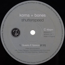 Load image into Gallery viewer, Koma &amp; Bones : Shutterspeed (2xLP)